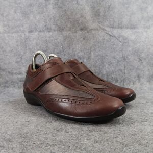 Stonefly Shoes Women 37 Oxford Loafer Leather Classic Career Comfort Brown Strap